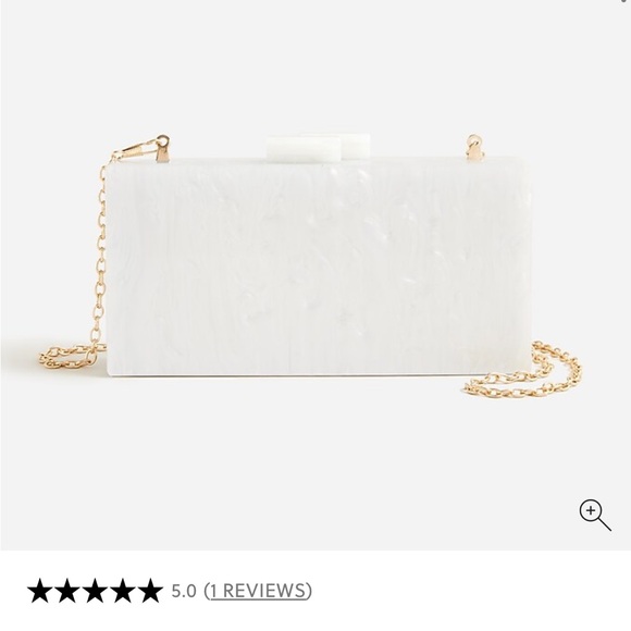 J. Crew Handbags - J. Crew Pearl Acetate Clutch